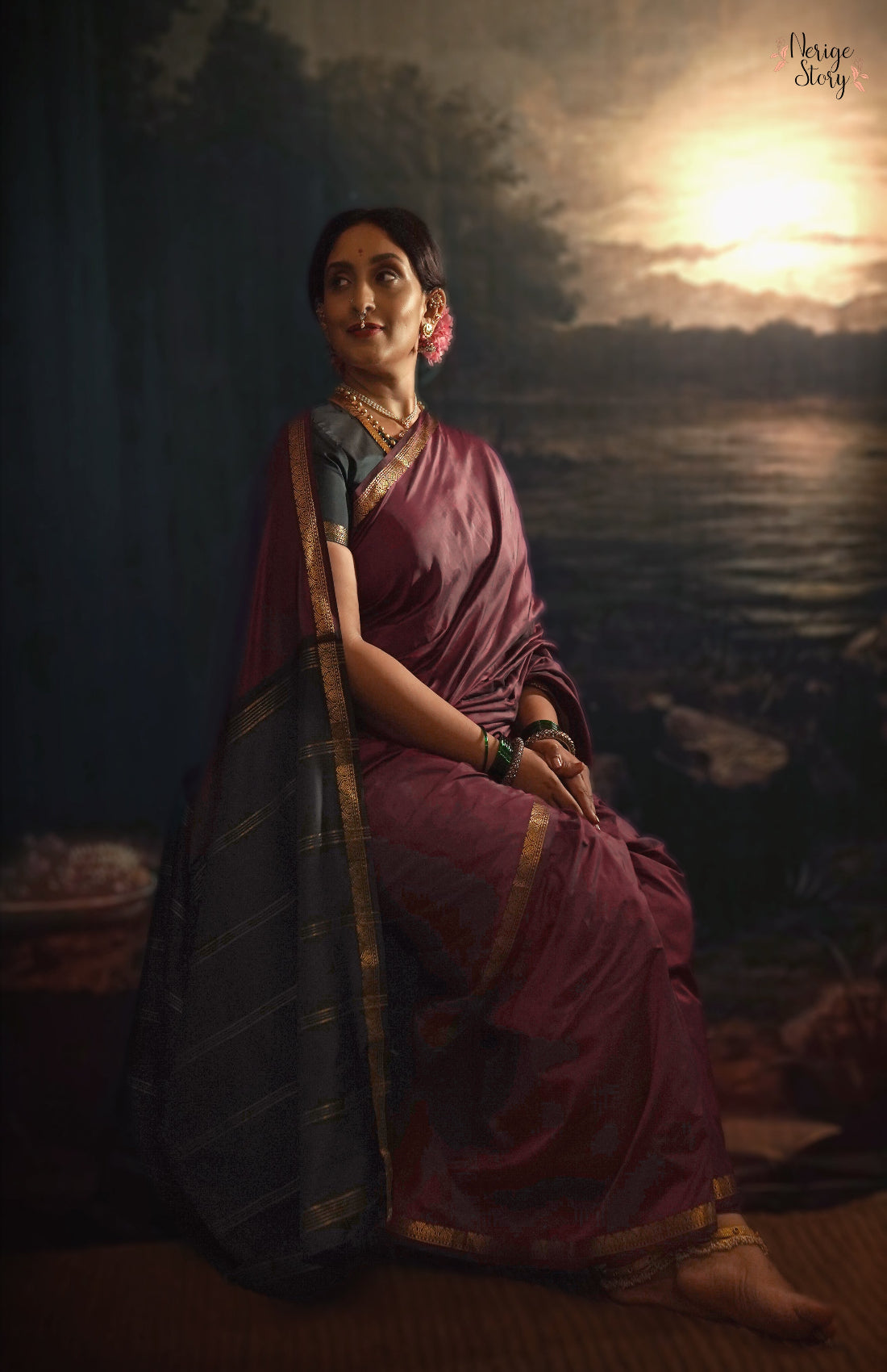 RADHA IN THE MOONLIGHT